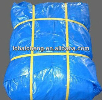 190gsm finished blue/white tarpaulin tarp ready mede product
