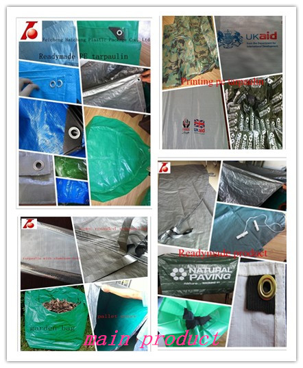 white color 190gsm Refugees tarpaulin, plastic tarpaullin sheet