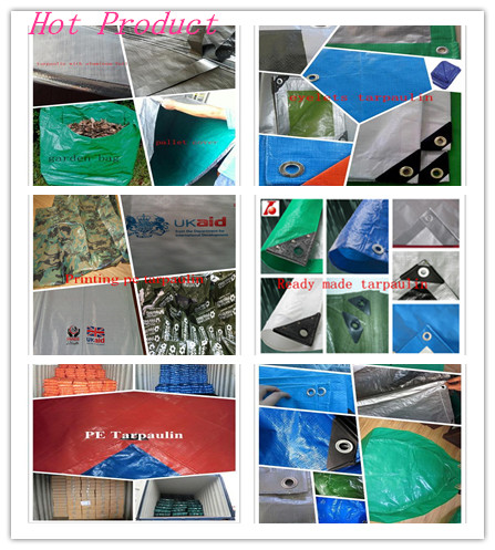 180gsm orange/blue color PE Tarpaulin, eyelets tarpaulin sheet, waterproof protective cove