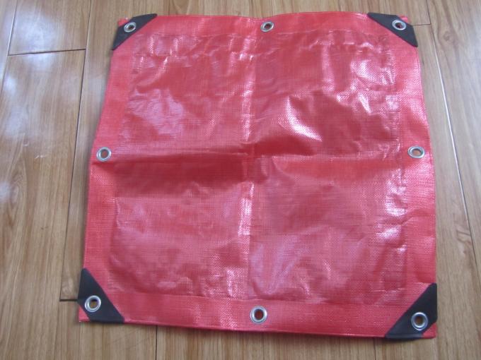 195gsm-215gsm pe virgin tarpaulin red color ,truck cover coal cover