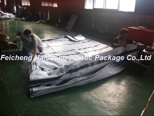 170gsm relief tent tarpaulin sheet for UN with personality print logo