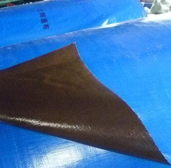 BROWN / BLUE REVERSIBLE WOODPILE TARP