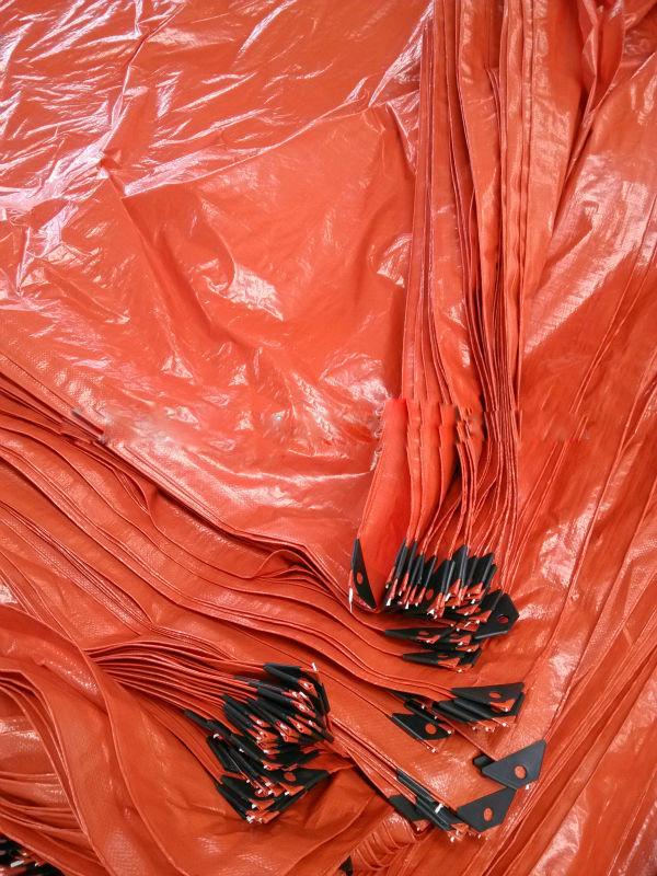 Poly tent tarps PE tarpaulins sheeting for Guniea market 4x6m