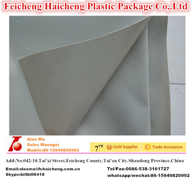 Pitted Surface Waterproof & Fire Retardant PVC Tarpaulin In Rolls for Truck Cover