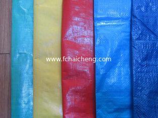 colored polyethylene woven tarpaulin with waterproof lamination