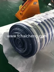 waterproof woven fabric tarpaulin roll, stripe hdpe tarpaulin curtain