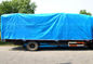 14*14 mesh orange color PE tarpaulin for trailer cover and truck cover