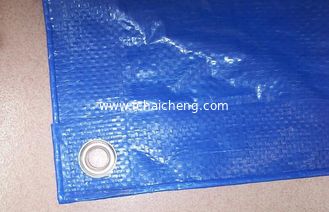 blue color high density uv resistant custom tarps for boat cover .lorry cover.