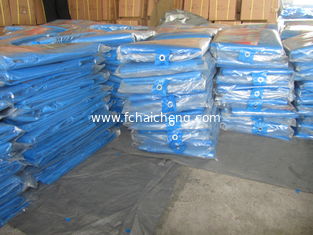 tensile fabric roof with pe tarpaulin