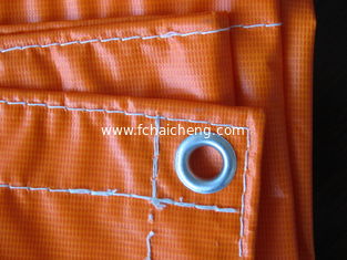 reinforced flexible 100% waterproof flame retardant tarps