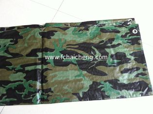 waterproof flame retardant camo tarps  for hunting ground and military tent