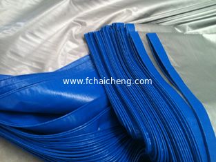 blue/silver waterproof hdpe woven fabric for rain cover/snow cover