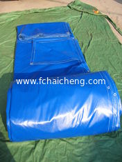 PVC Coated tarp tarpaulin for top open container cover
