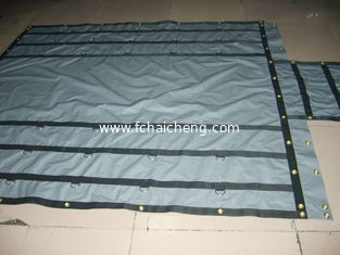 PVC coated Steel Tarps/tarpaulin, truck cover,dump truck cover