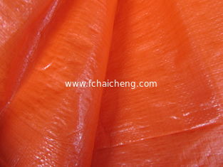 orange color finished poly tarp sheet