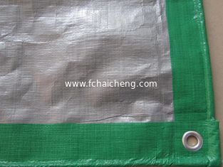 ready made with eyelet and pp rope ,temporary shelter pe tarpaulin sheet