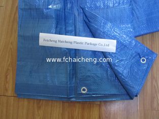 polyethylene sheeting finishing grommets around all 4 sides of  60cm