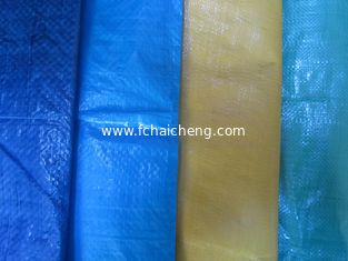 high density polyethylene woven fabric with low density coating tarpaulin