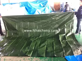 pe tarpaulin/green color poly tarps/waterproof woven fabric