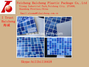 3-colors printed pvc laminated tarpaulin