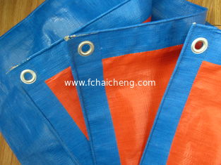 blue orange pe ready made tarpaulin sheet