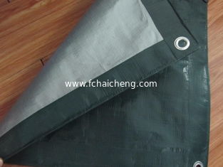 180gsm olive green/sliver ready made polyethylene tarpaulin