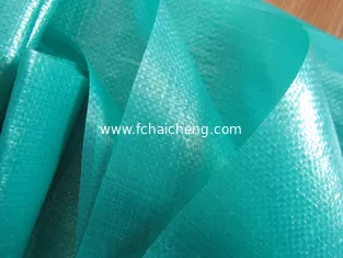 165gsm pe virgin green tarpaulin with polythene coating