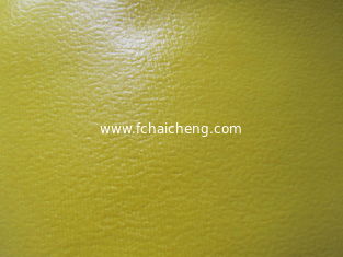 yellow color 100% polyester fabric with PVC coated tarpaulin waterproof canvas