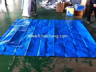 waterproof  woven fabric ground sheet PE tarpaulin