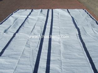 190gsm white color HDPE relief tarpaulin for temporary shelter