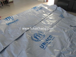 Reinforced Plastic Tarpaulin Plastic Sheets/Rolls on UN/MSF/IFRC specifications