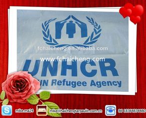 Refugee relief tent tarps,PE shelter tent,UN Refugee agent PE tent tarpaulin
