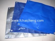 190gsm finished blue/white tarpaulin tarp ready mede product