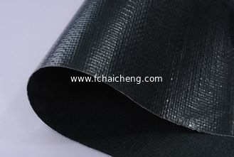 waterproof woven PE sheet lamination blace color P.E. tarpaulin