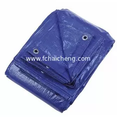 blue color all purpose weatherproof protective cover industrial tarp