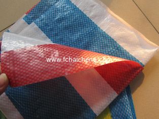 RED/BLUE/WHITE PP TARPAULIN, PE TARPAULIN, colorful woven polyethylene plastic tarpaulin