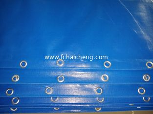 reinforced eyelets tarpaulin PE tarpaulin  truck cover