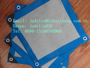 190gsm finished blue/white tarpaulin tarp ready mede product