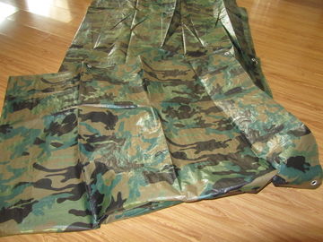 camo/green reversible polyethylene tarpaulin