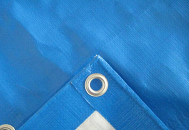 Orange color HDPE Woven Ready tarpaulin both side with LDPE