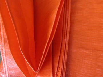 orange color Ready-made waterproof  PE tarpaulin sheet