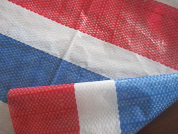 90gs-170gsm blue/ white/red  stripe airfreight pe tarpaulin,packing material