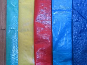 colored polyethylene woven tarpaulin with waterproof lamination