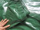 120gsm green color tarpaulin with rope and grommets used for bicycle cover