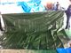 green poly tarps waterproof ldpe coated canvas material