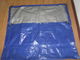 blue / gray / 90gsm HDPE woven fabric with LDPE lamination waterproof tarpaulin