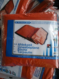 Poly tent tarps PE tarpaulins sheeting for Guniea market 4x6m