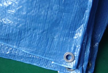 blue color 50gsm-60gsm light weight HDPE waterproof tarpaulin poly tarp