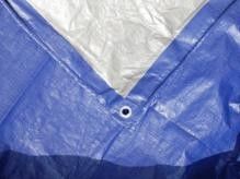 ready made pe tarpaulin with rope and eyelets reinforced