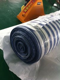 waterproof woven fabric tarpaulin roll, stripe hdpe tarpaulin curtain